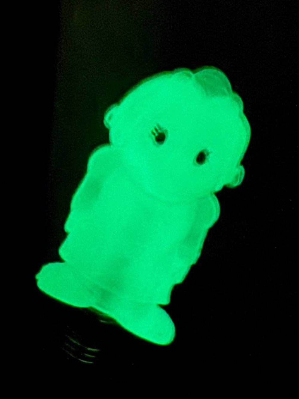 Ooshie Shrek PRINCESS FIONA Pencil Topper 1.5" Glow-in-the-Dark Green Squishy